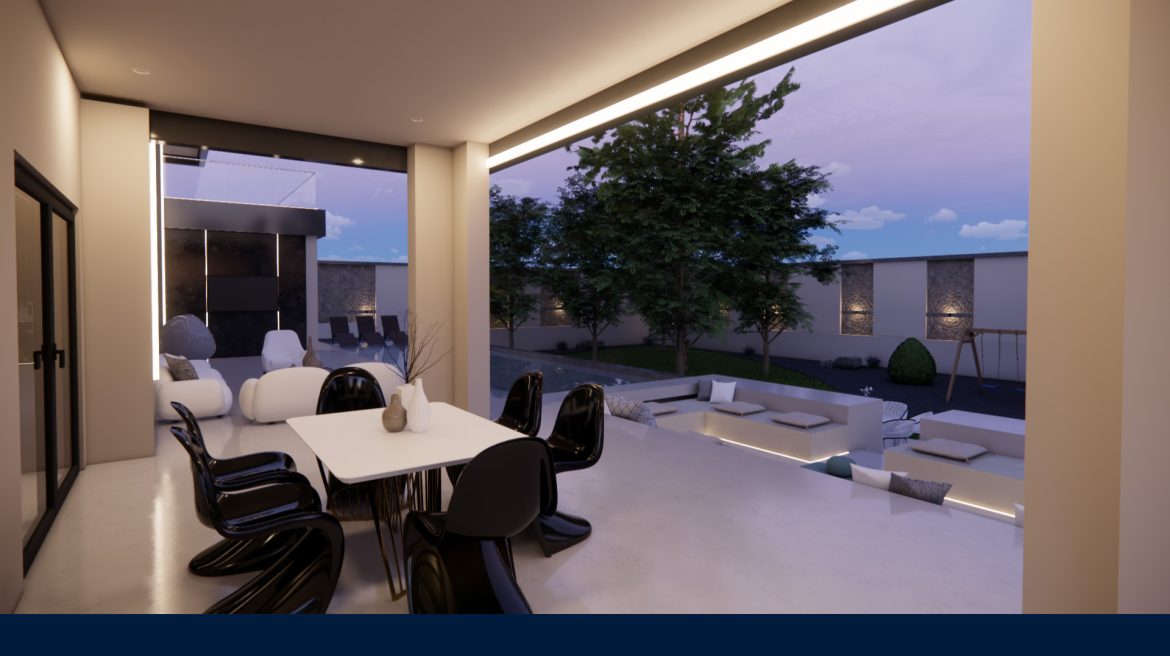 Architecture villa Sicile moderne